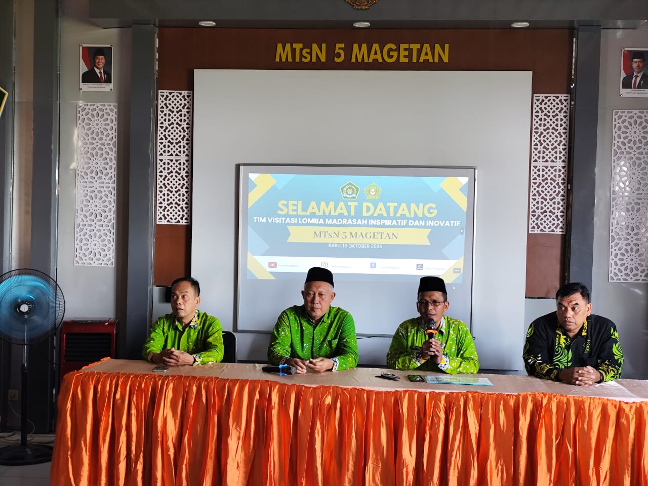 MTsN 5 Magetan Terima Tim Visitasi Lomba Madrasah Inspiratif dan Inovatif 2025