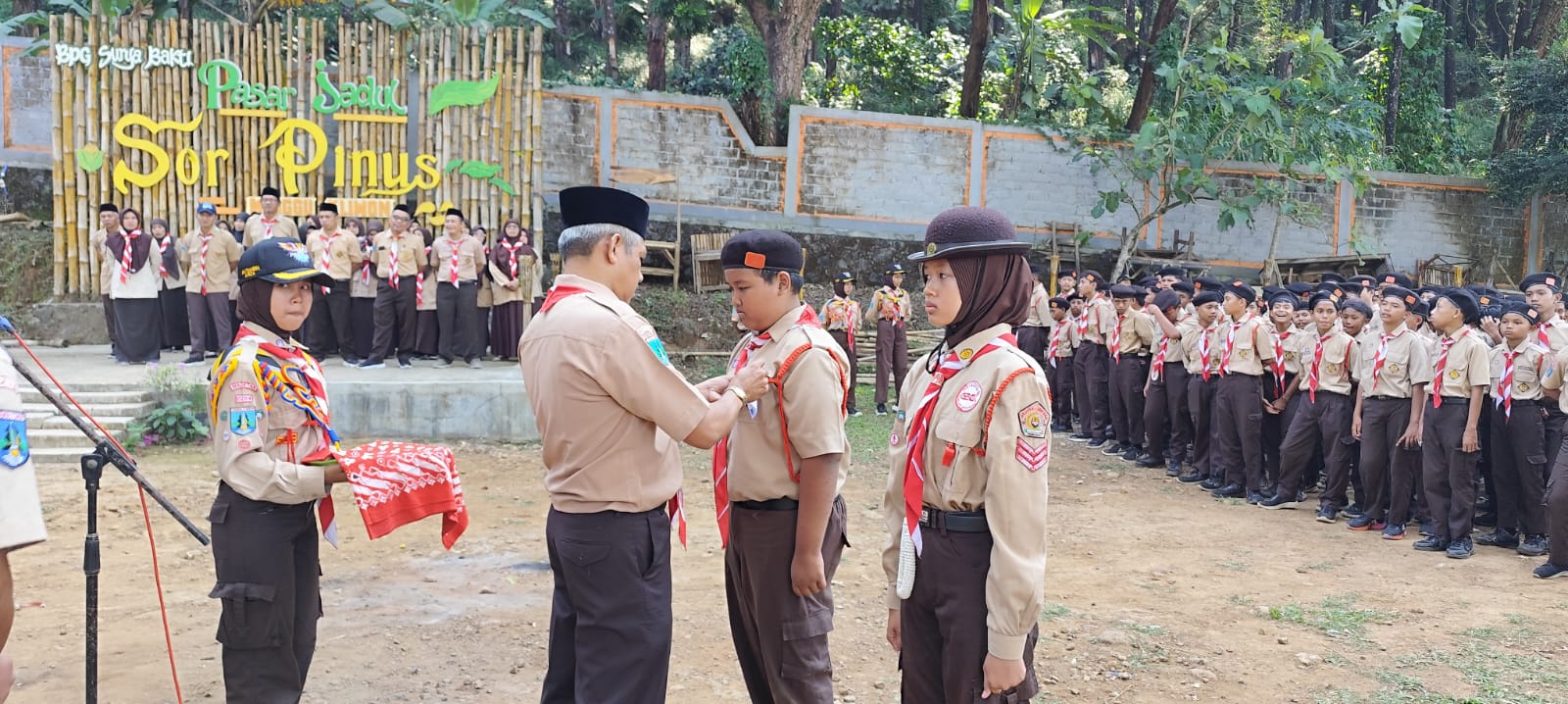 LT I pangkalan MTsN 5 Magetan: Membangun Generasi Pramuka yang Mandiri, Berakal, dan Tangguh.